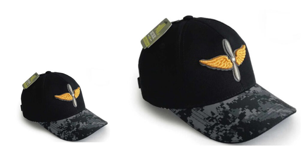 Gorras de los Escuadrones de Aviación Española